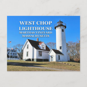 Postale West Chop Lighthouse, Marthas Vineyard Carte posta