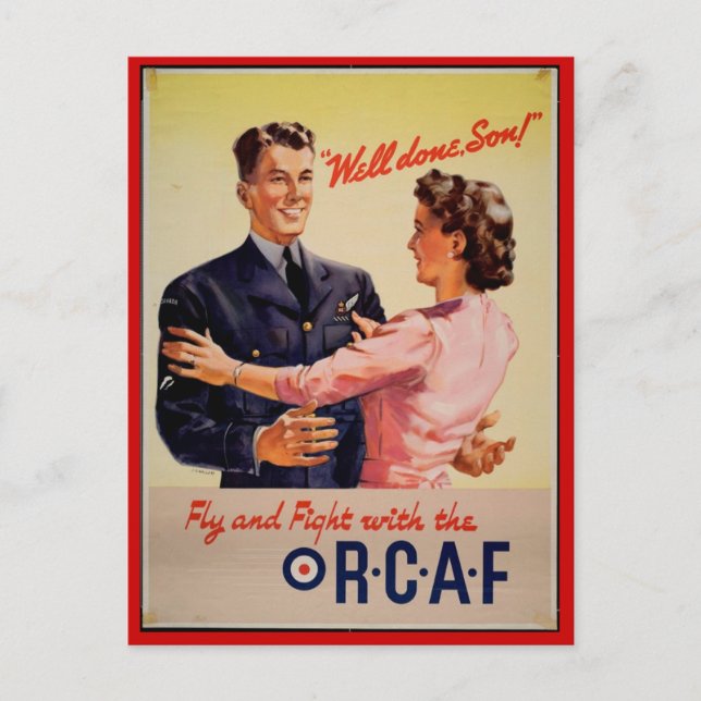 Postale WW1 carte collectrice 1914 CANADA PROPAGANDA (Devant)