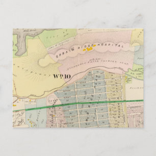 Postale Yonkers Atlas de carte NY