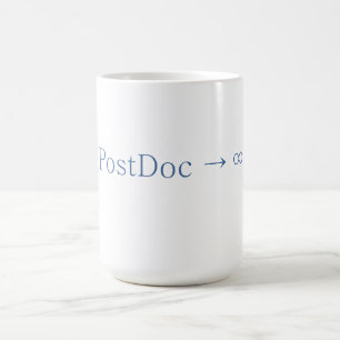 PostDoc approche l'infini - tasse de café