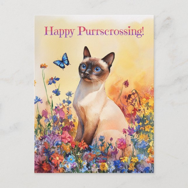 Poste Siamese 2 - Carte postale (Devant)