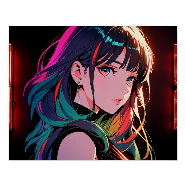 Poster 煌霞の少女【Radiant Haze Girl】  (Devant)