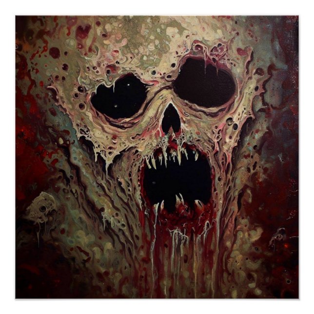 Poster 𝗣 𝗦 𝗬 𝗪 𝗔 𝗥 | Papier brillant (Devant)