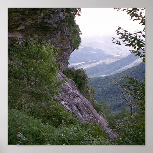 Poster 002 Poster~Blue Ridge Mountains, N.C. (Devant)