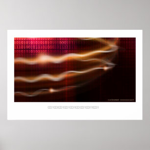 Poster 01001010100101101 Cyber Monde