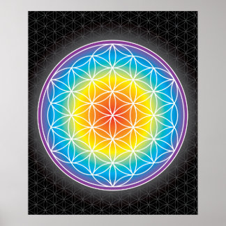 Poster 01 LUMINENCE - Fleur de vie