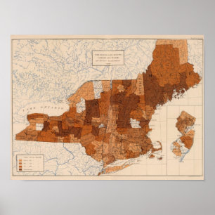 Poster 103 Cancer, tumeur NY, NJ, Nouvelle-Angleterre