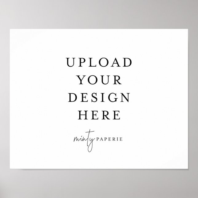 Poster 11" x 14" - Paysage (Devant)