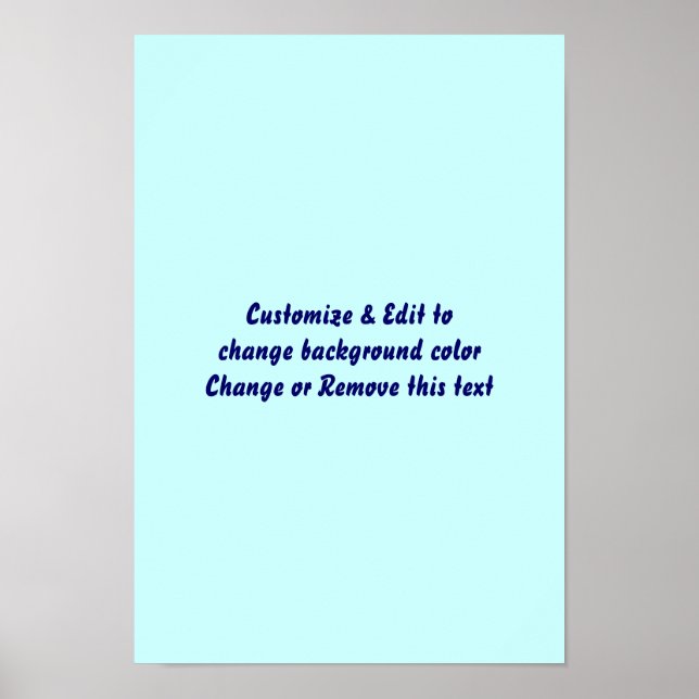 Poster 11" X 16" Vierge ajouter votre image et vot (Devant)