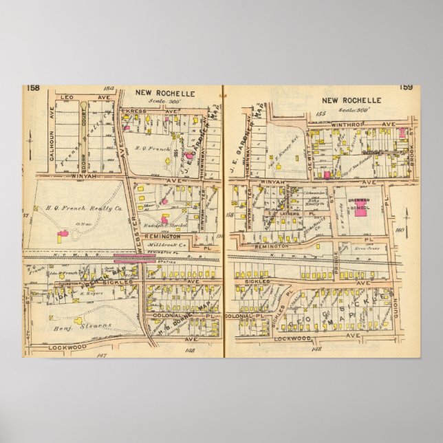 Poster 158159 New Rochelle (Devant)