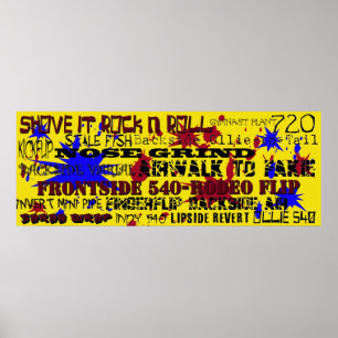 Poster 15.Noms populaires des pistes de skateboard