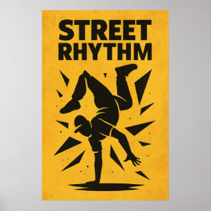 Poster 17, Street Rhythm, Vintage