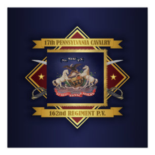 Poster 17e Cavalerie de Pennsylvanie