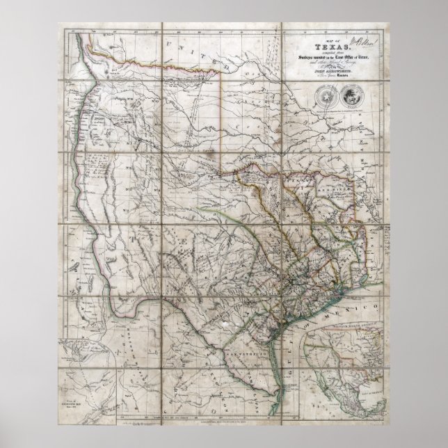Poster 1841 Republic of Texas (Devant)