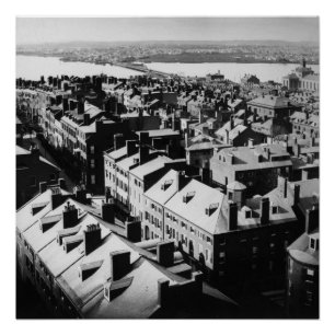Poster 1859 : La ville de Boston, Massachusetts