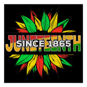 Poster 1865 Emancipation Afrique