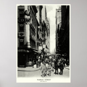 Poster 1905, rue Nassau, New York