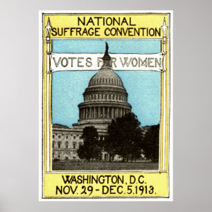 Poster 1913 votes pour des femmes