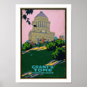 Poster 1920 Grant's Tomb Riverside Park Posterette