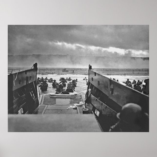 Poster 1944 Invasion de Normandy Beach (Devant)