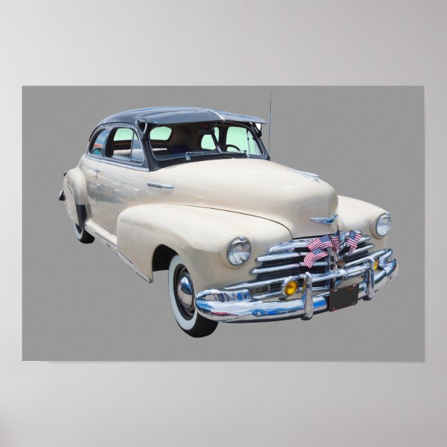 Poster 1948 Chevrolet Fleetmaster Antique Car (Devant)