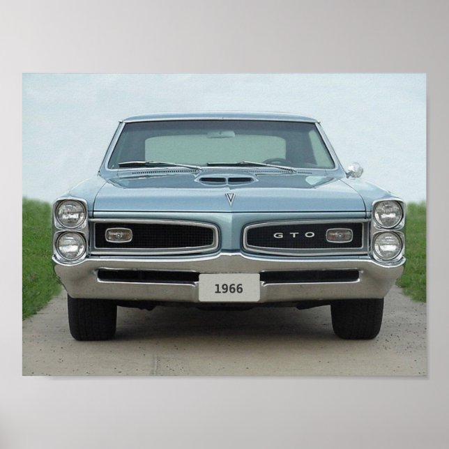 POSTER 1966 PONTIAC GTO (Devant)