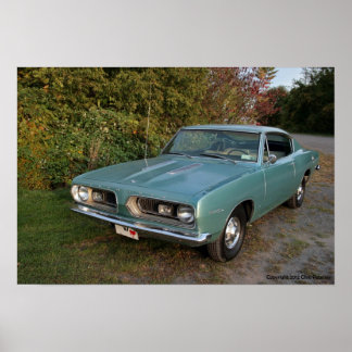 Poster 1967 Plymouth Barracuda