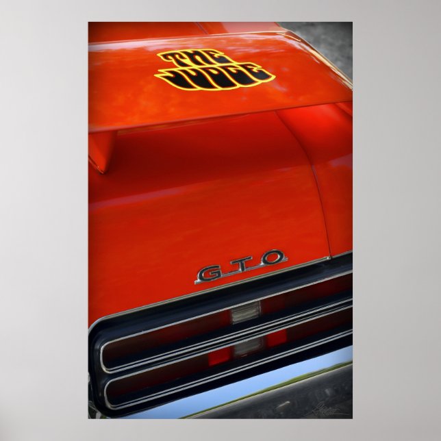 Poster 1969 Pontiac GTO Le Juge (Devant)