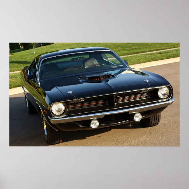 Poster 1970 Plymouth Cuda 440 (Devant)