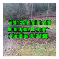 1 Corinthiens 16:13 WEBU