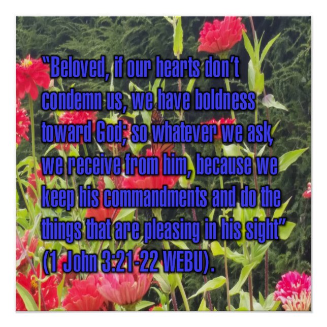 Poster 1 Jean 3:21-22 WEBU (Devant)