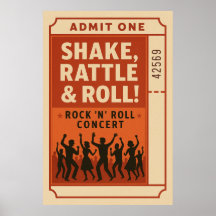Poster 1, Shake, Rattle et Roll,