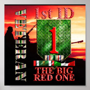 Poster 1st Infantry Division Desert Storm Veteran