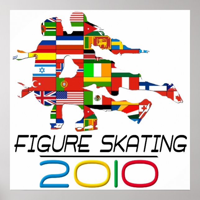 Poster 2010 : Patinage artistique (Devant)