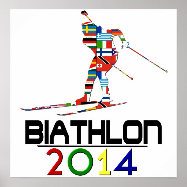 Poster 2014 : Biathlon (Devant)