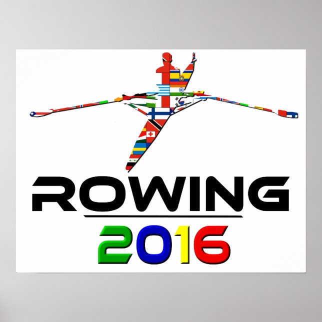 Poster 2016: rowing (Devant)