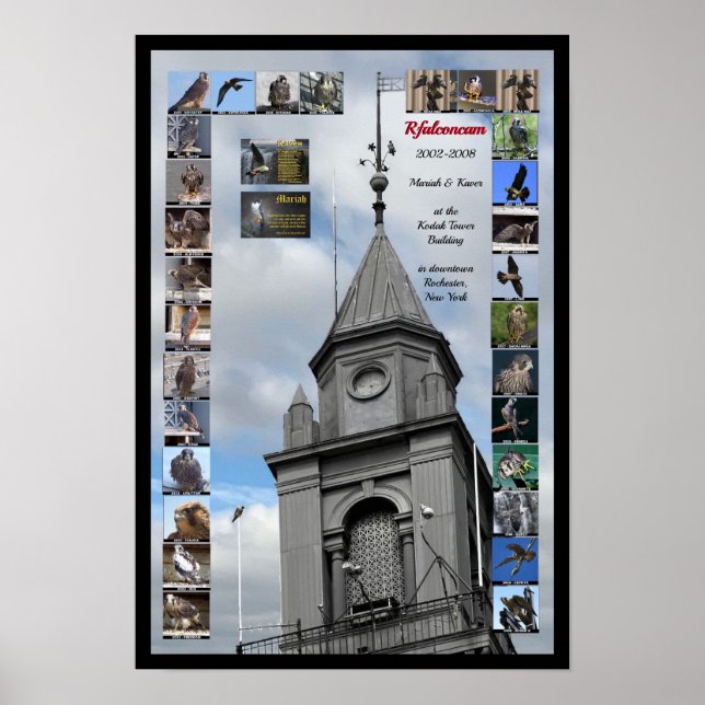 Poster 2019 Mariah et Kaver 13x19 à la tour Kodak (Devant)