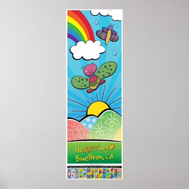 Poster 2023 - Loving the Rain - Buellton.Art (Devant)