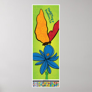Poster 2023 -Violet(te) & Papillon -Buellton.Art