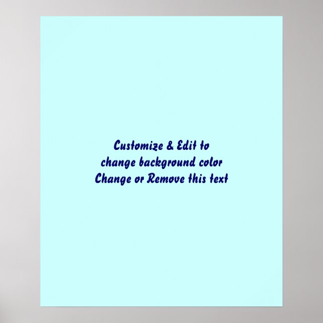 Poster 20" X 24" Blank add your image and text (Devant)