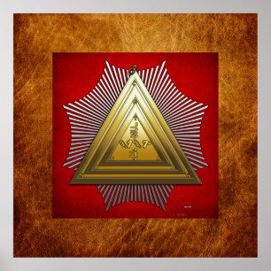 Poster 20e Degré : Maître de la Loge Symbolique