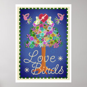 Poster 20x28poster Deux tourterelles