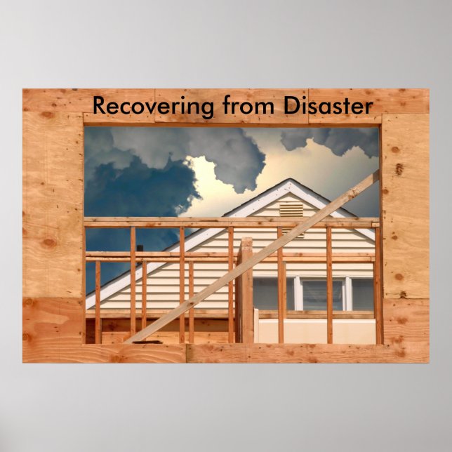 Poster 236 one storm construction rebuilding, Recoveri... (Devant)