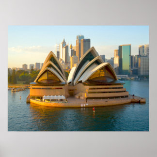 Poster (24"x18") Sydney Opera House Australie