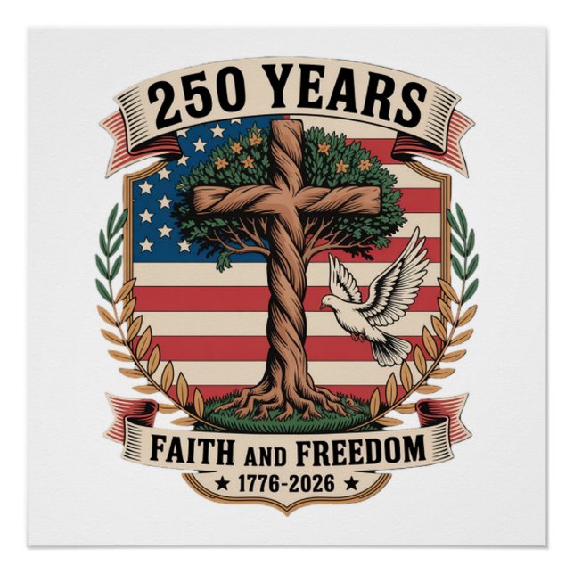 Poster 250 Ans de Foi et de Liberté (Devant)