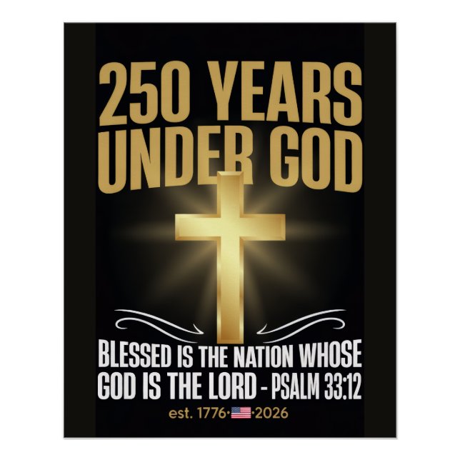 Poster 250 Ans sous Dieu (Devant)
