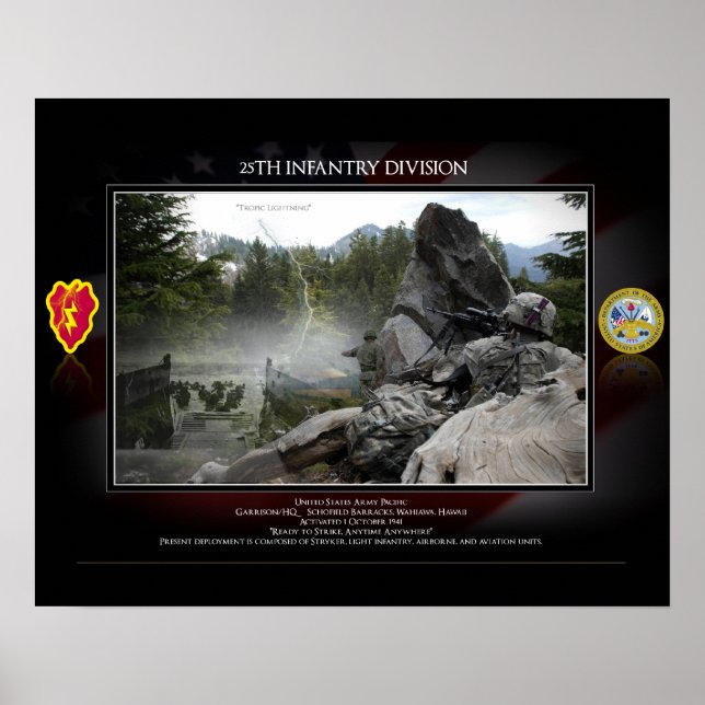 Poster 25th Infanrty Division (Devant)