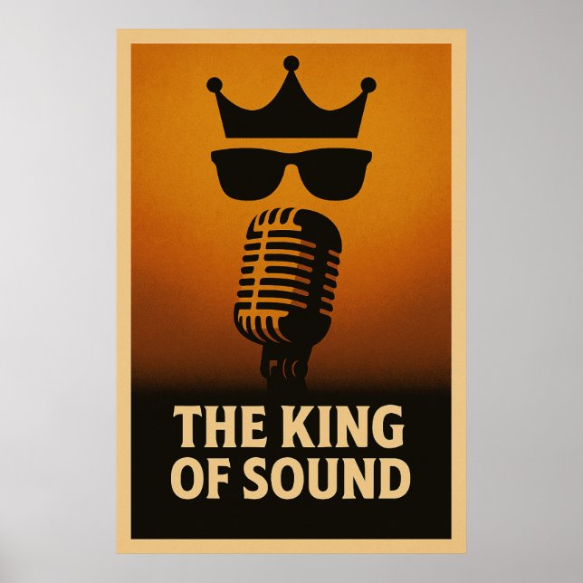 Poster 26, King of Sound, Vintage (Devant)