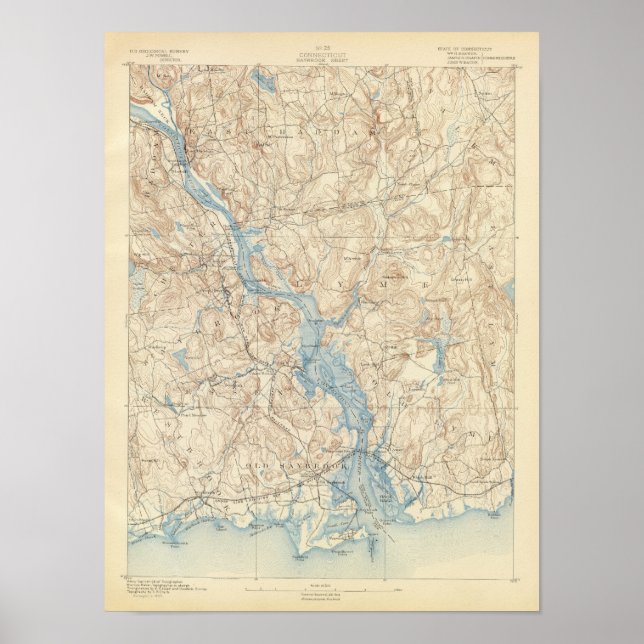 Poster 28 Feuille Saybrook (Devant)