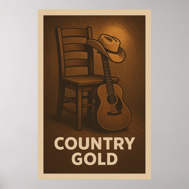 Poster 29, Country Gold, Vintage (Devant)